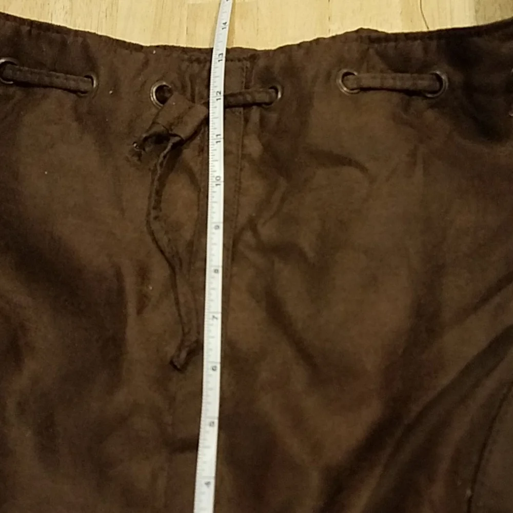 Nordstrom faux suede brown‎ bucket hobo bag